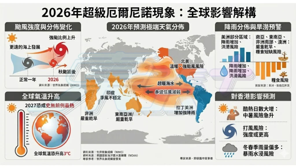 超强厄尔尼诺席卷全球,2026或成有史来最热的一年
